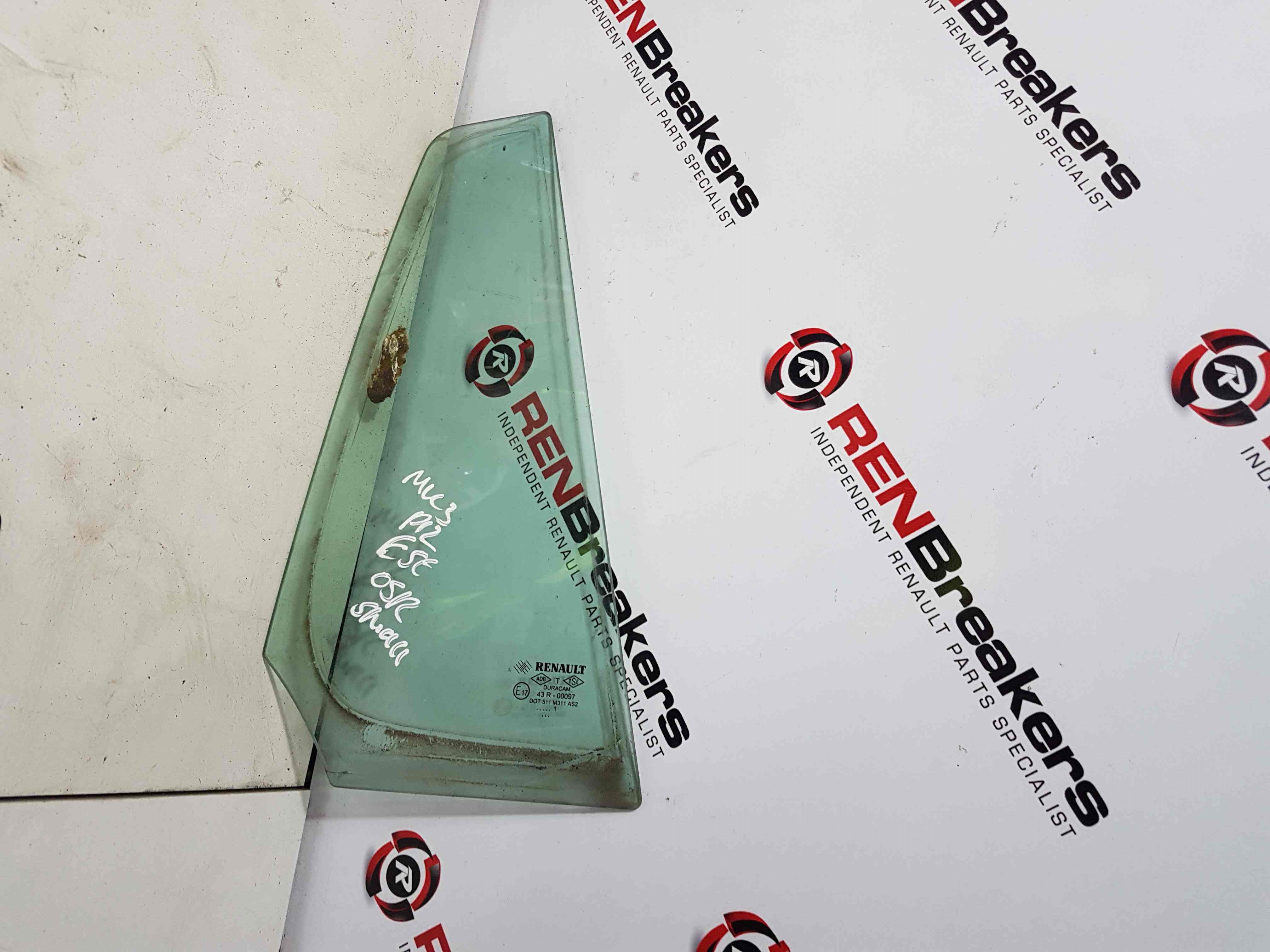 Thumb 3 Renault Clio Estate MK3 2009-2012 Drivers OSR Rear Small Quarter Glass