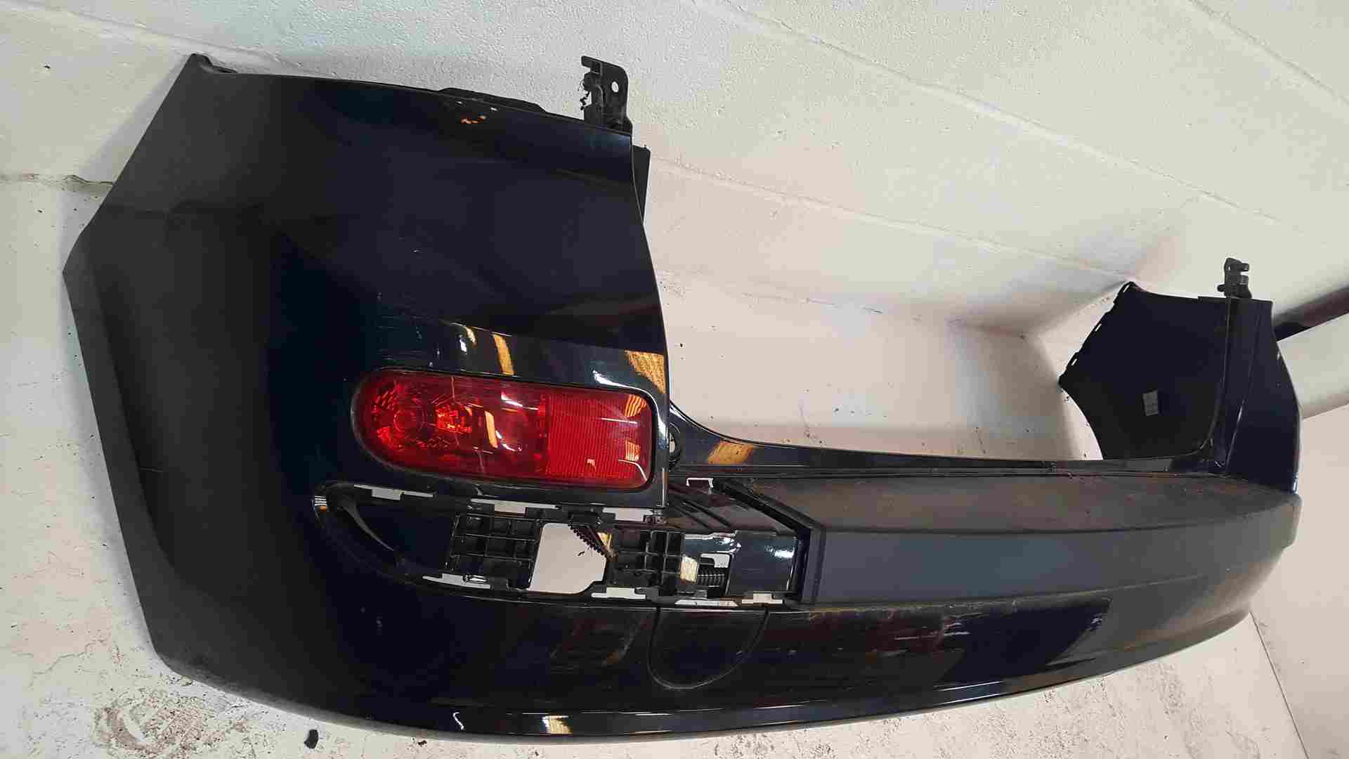 Thumb 3 Renault Clio Estate MK3 2009-2012 Rear Bumper Black 676 NV676 Split