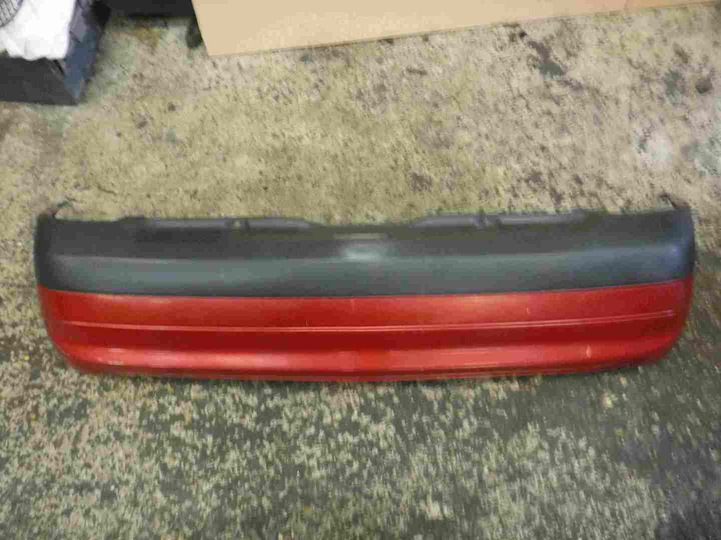 Renault Clio MK 2001-2006 Rear Bumper Red TEB76