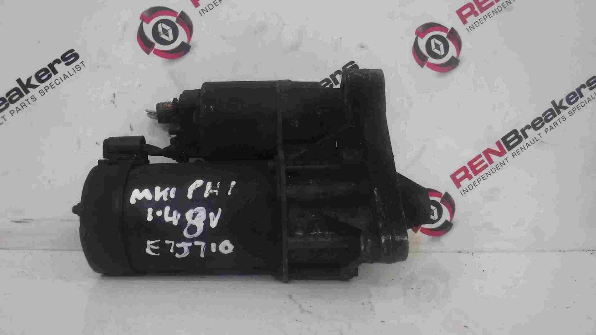 Renault Clio MK1 1990-1998 1.4 8v Starter Motor Starting E7J 710