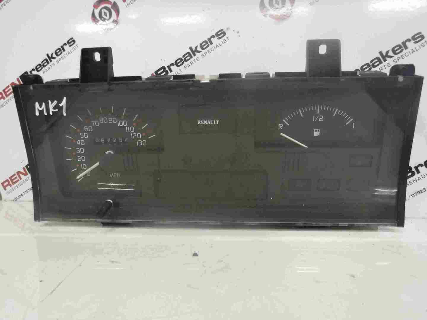 Renault Clio MK1 1990-1998 Instrument Panel Dials Clocks 67K