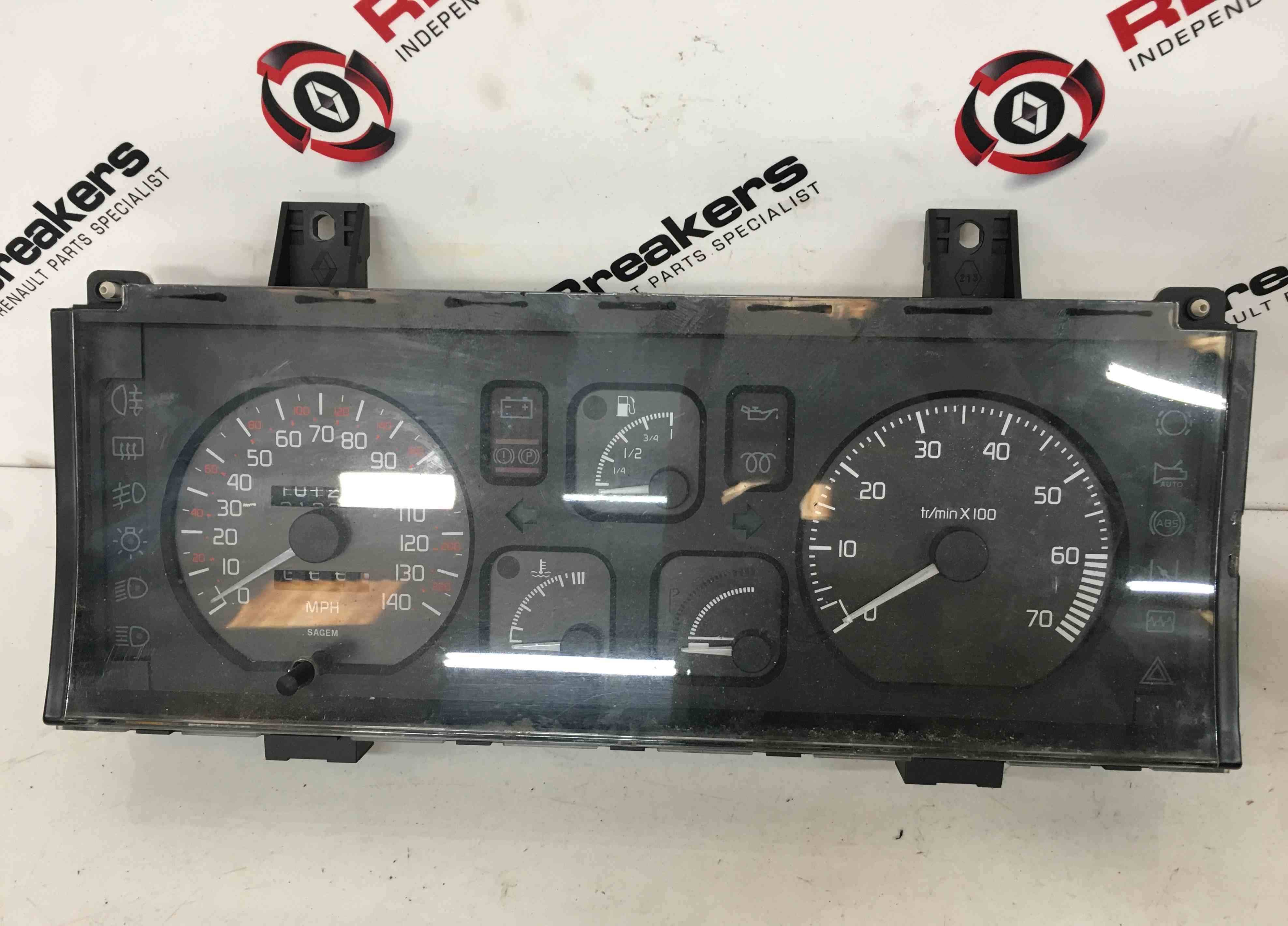 Renault Clio MK1 1990-1998 Instrument Panel Dials Clocks Cluster 101K 770083104