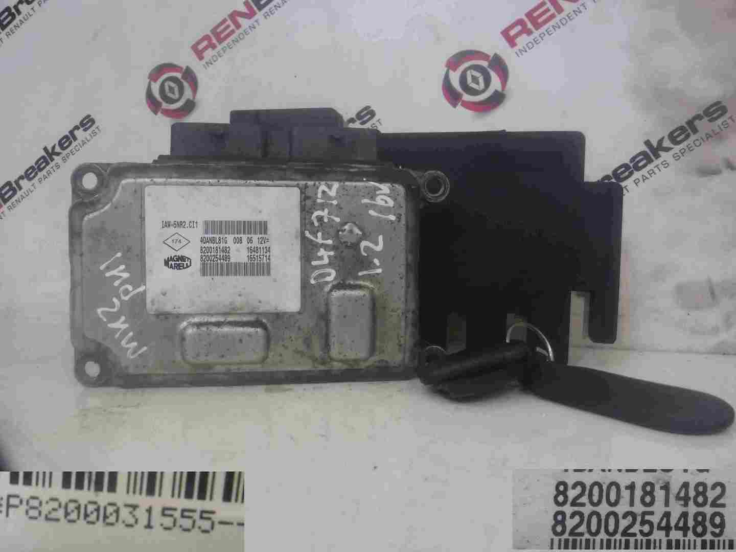 Renault Clio MK2 1998-2001 1.2 16v ECU SET UCH BCM Immobiliser + Key Fob