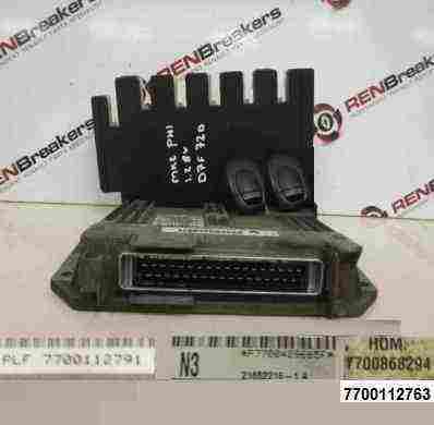 Renault Clio MK2 1998-2001 1.2 8v ECU SET UCH BCM Immobiliser + 2 Key Fobs