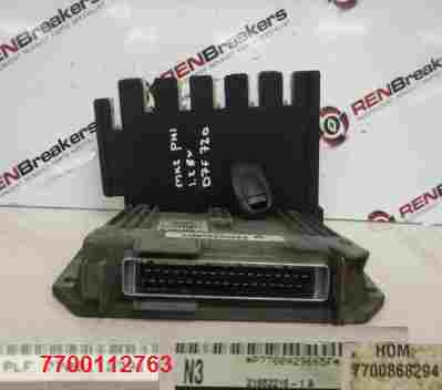 Renault Clio MK2 1998-2001 1.2 8v ECU SET UCH Immobiliser + Key Fob
