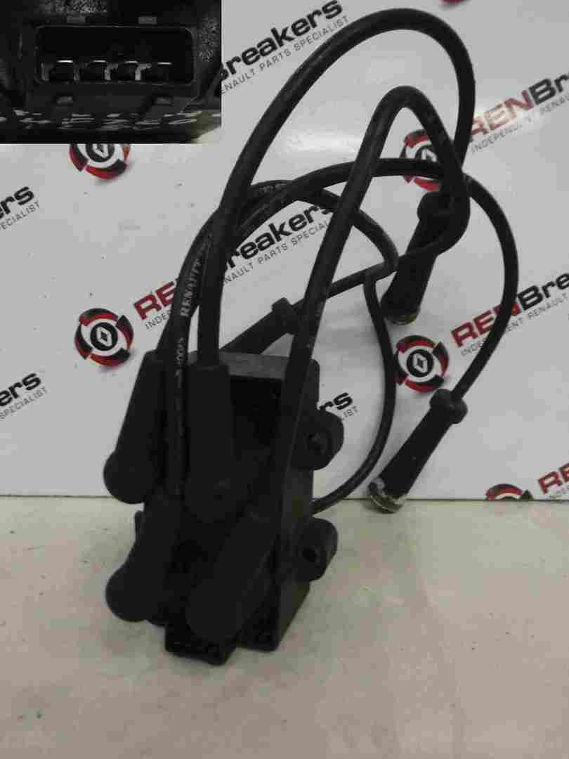 Renault Clio MK2 1998-2001 1.2 8v Ignition Coil Pack + Leads