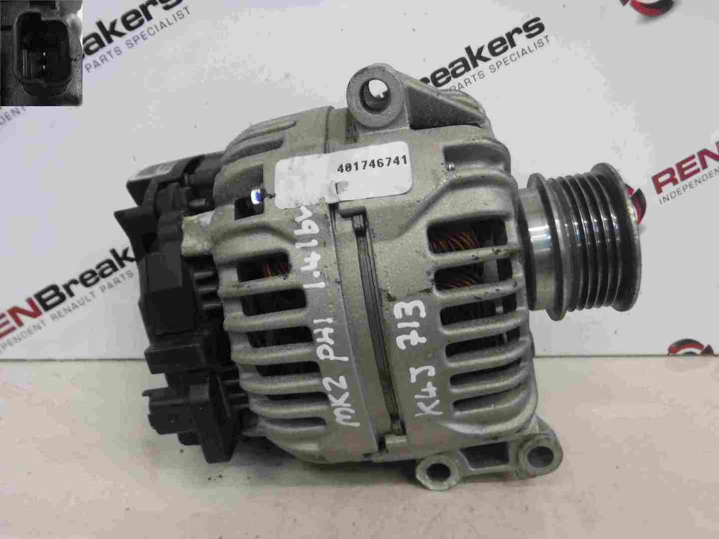 Renault Clio MK2 1998-2001 1.4 16v Alternator K4J 713