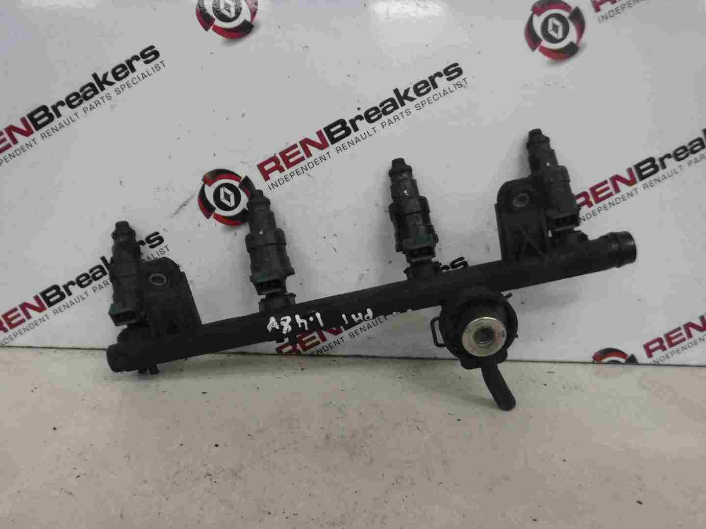 Renault Clio MK2 1998-2001 1.6 8v Fuel Injectors X4 Set + Rail