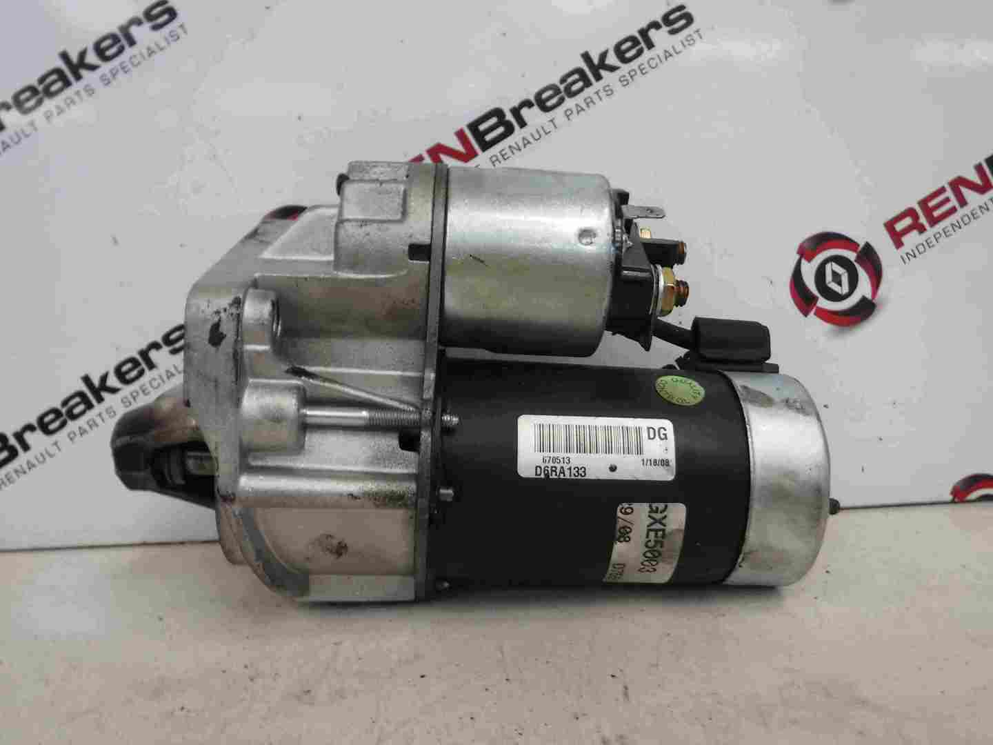 Renault Clio MK2 1998-2001 1.6 8v Starter Motor Starting K7M 744