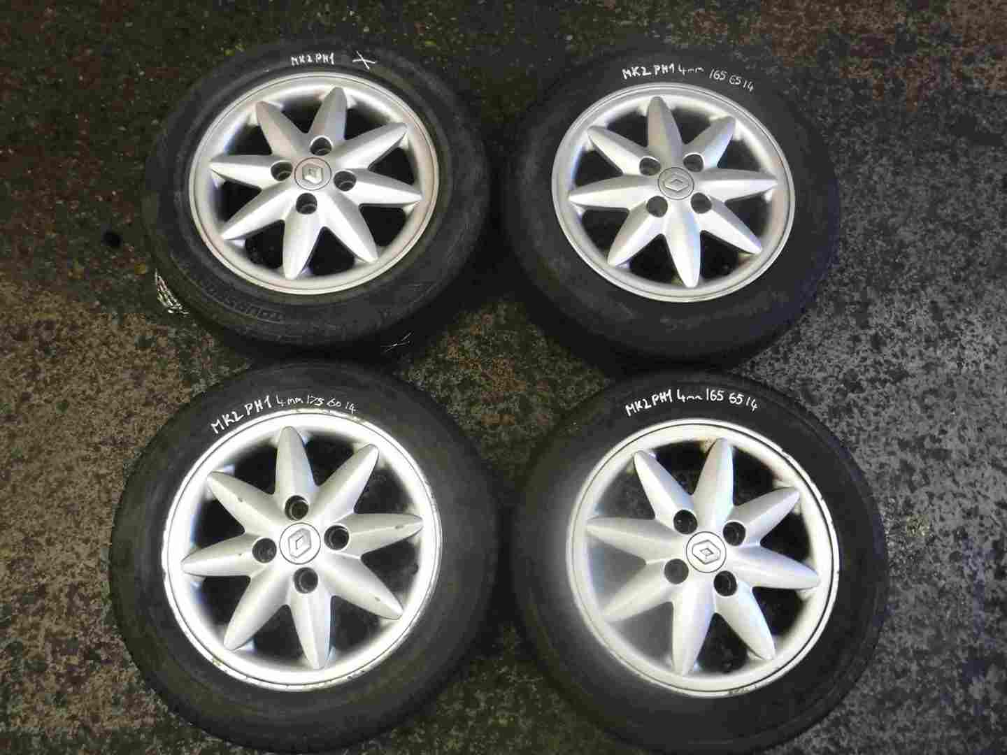Renault Clio MK2 1998-2001 Alloy Wheel Set X4 14inch