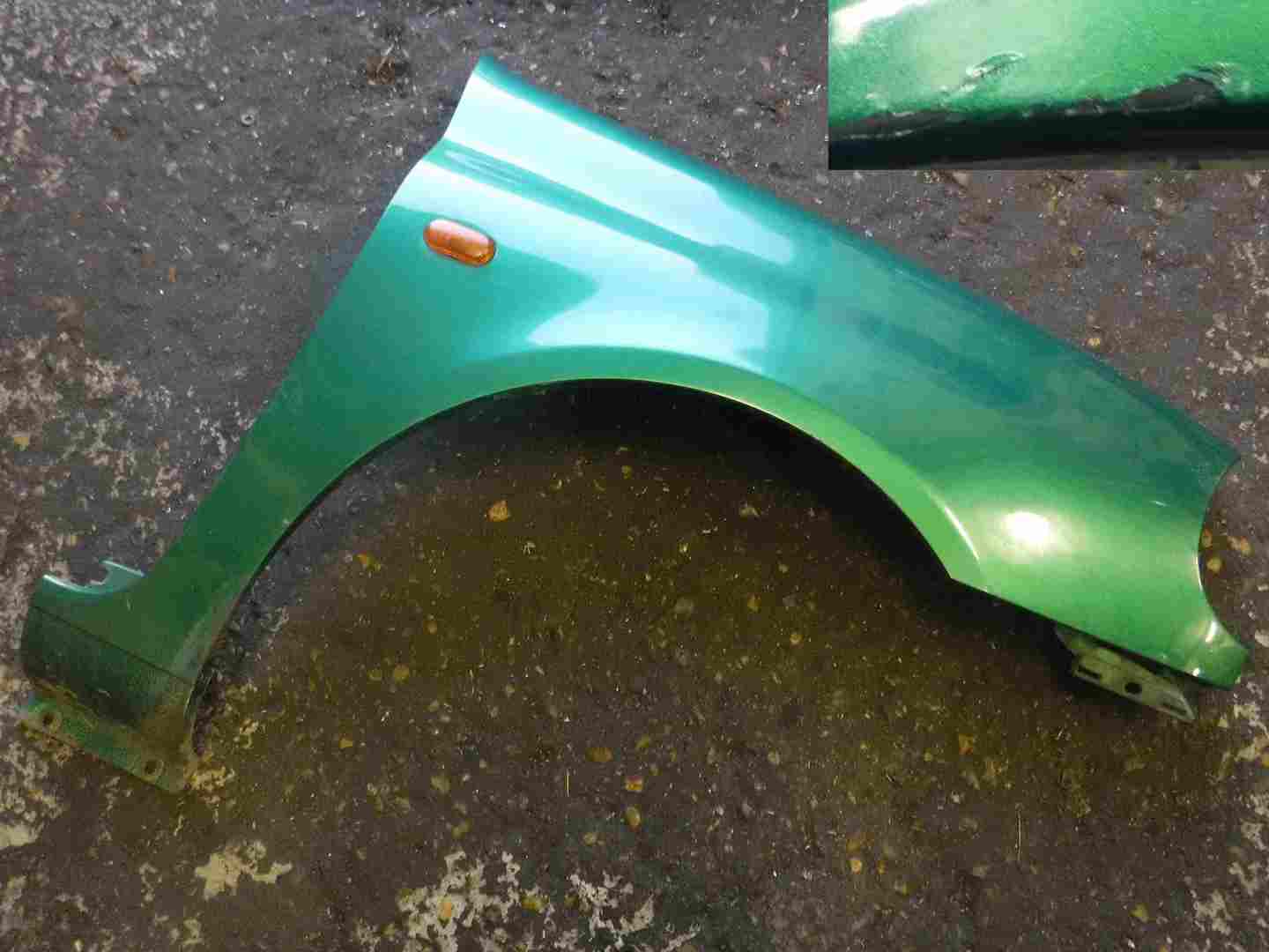 Renault Clio MK2 1998-2001 Drivers OS Wing Green 901