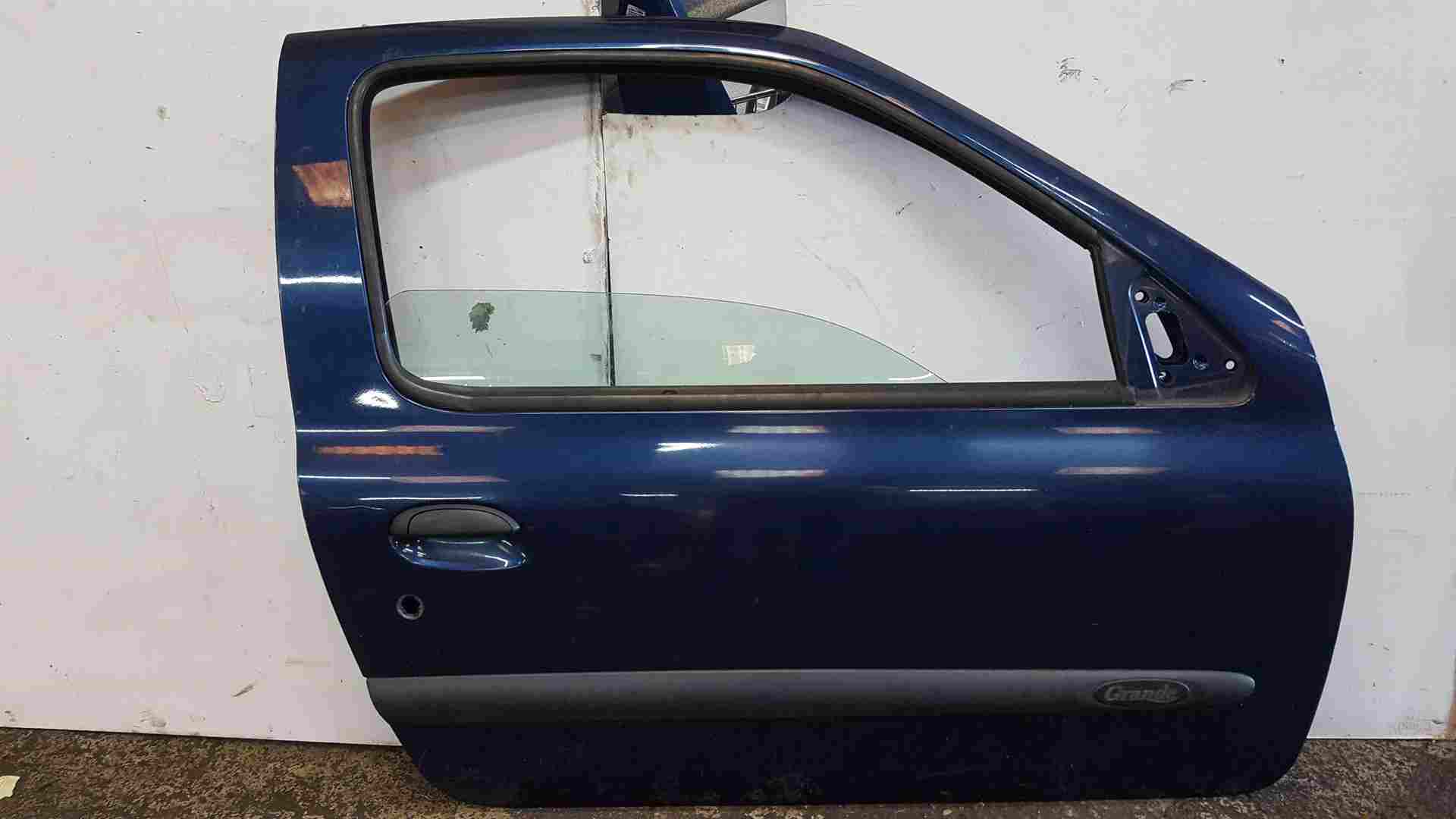 Renault Clio MK2 1998-2001 Drivers OSF Front Door Blue 432