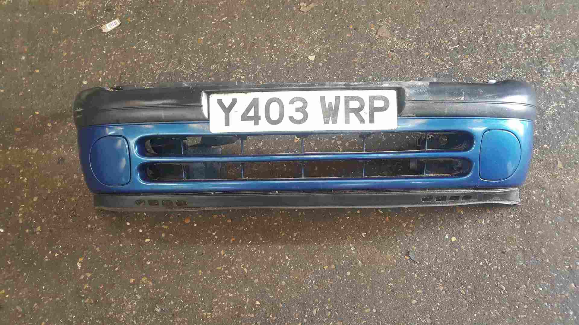 Renault Clio MK2 1998-2001 Front Bumper Blue 408
