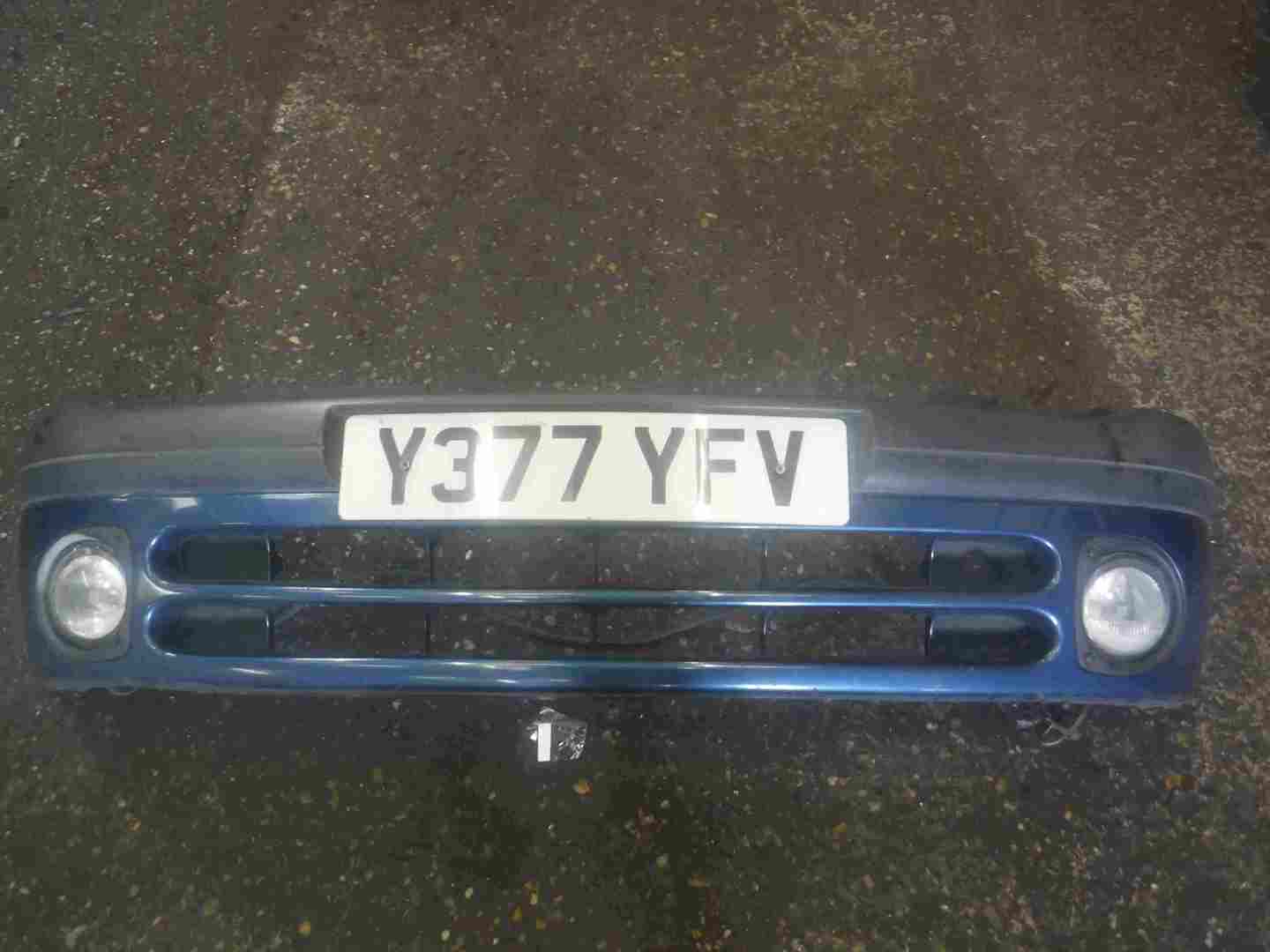 Renault Clio MK2 1998-2001 Front Bumper Blue 408
