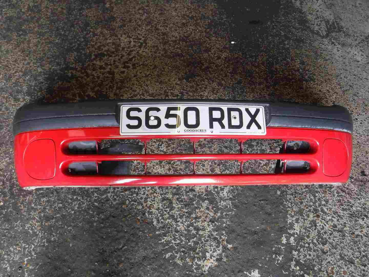 Renault Clio MK2 1998-2001 Front Bumper Red 727