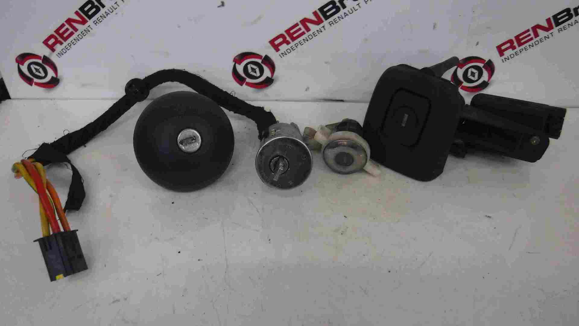 Renault Clio MK2 1998-2001 Ignition Barrel 1 Door Lock Set + Boot Mechanism