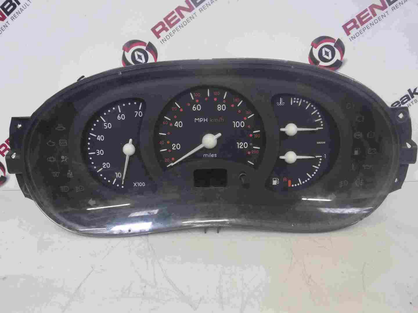 Renault Clio MK2 1998-2001 Instrument Panel Dials Clocks 82K