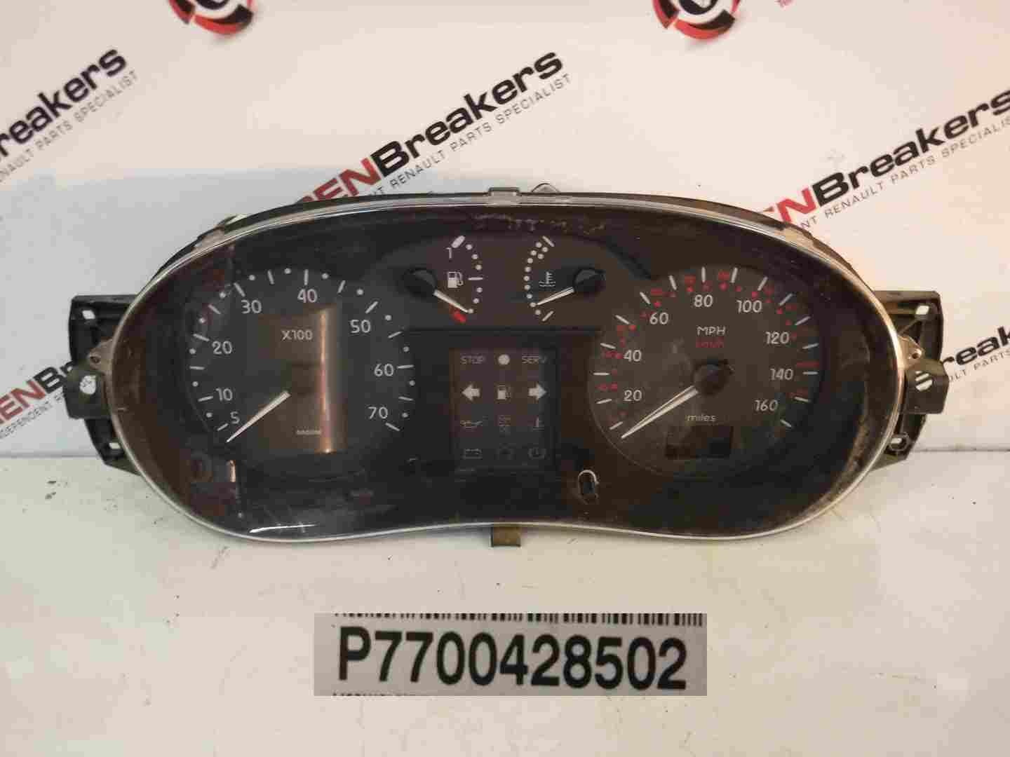 Renault Clio MK2 1998-2001 Instrument Panel Dials Clocks 90K 7700428502