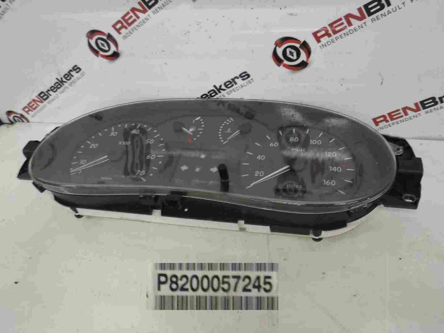 Renault Clio MK2 1998-2001 Instrument Panel Dials Gauges Clocks 106K 8200057245