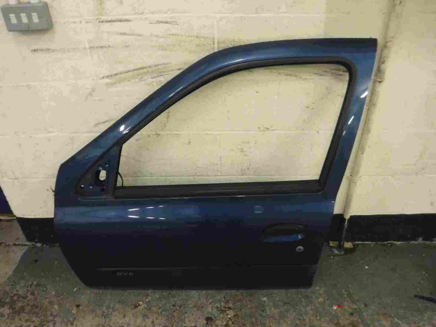 Renault Clio MK2 1998-2001 Passenger NSF Front Door Blue Green 408 5dr