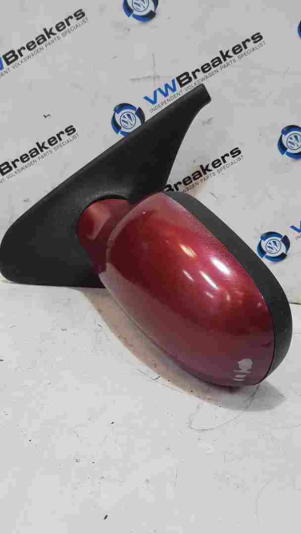 Thumb 2 Renault Clio MK2 1998-2001 Passenger Ns Wing Mirror RED Nv713 Electric