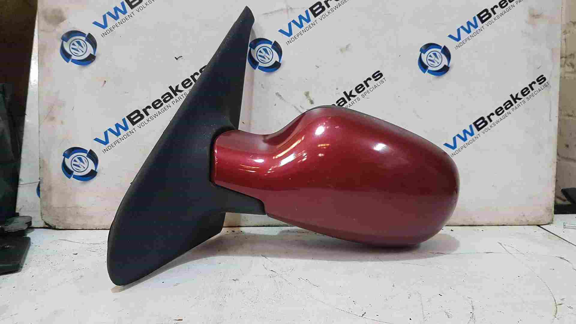 Thumb 6 Renault Clio MK2 1998-2001 Passenger Ns Wing Mirror RED Nv713 Electric