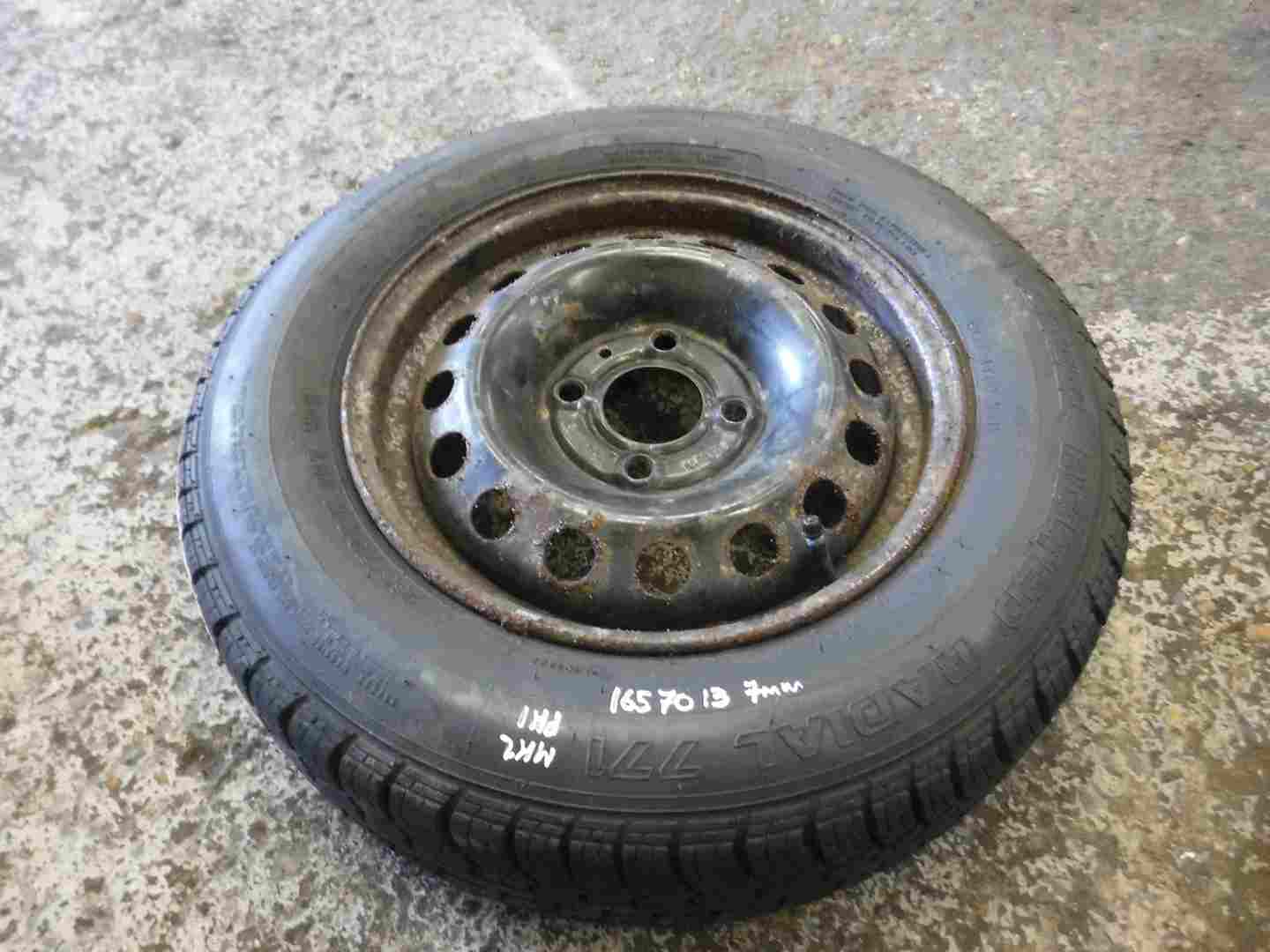 Renault Clio MK2 1998-2001 Steel Wheel Rim + Tyre 165 70 13 7mm Tread