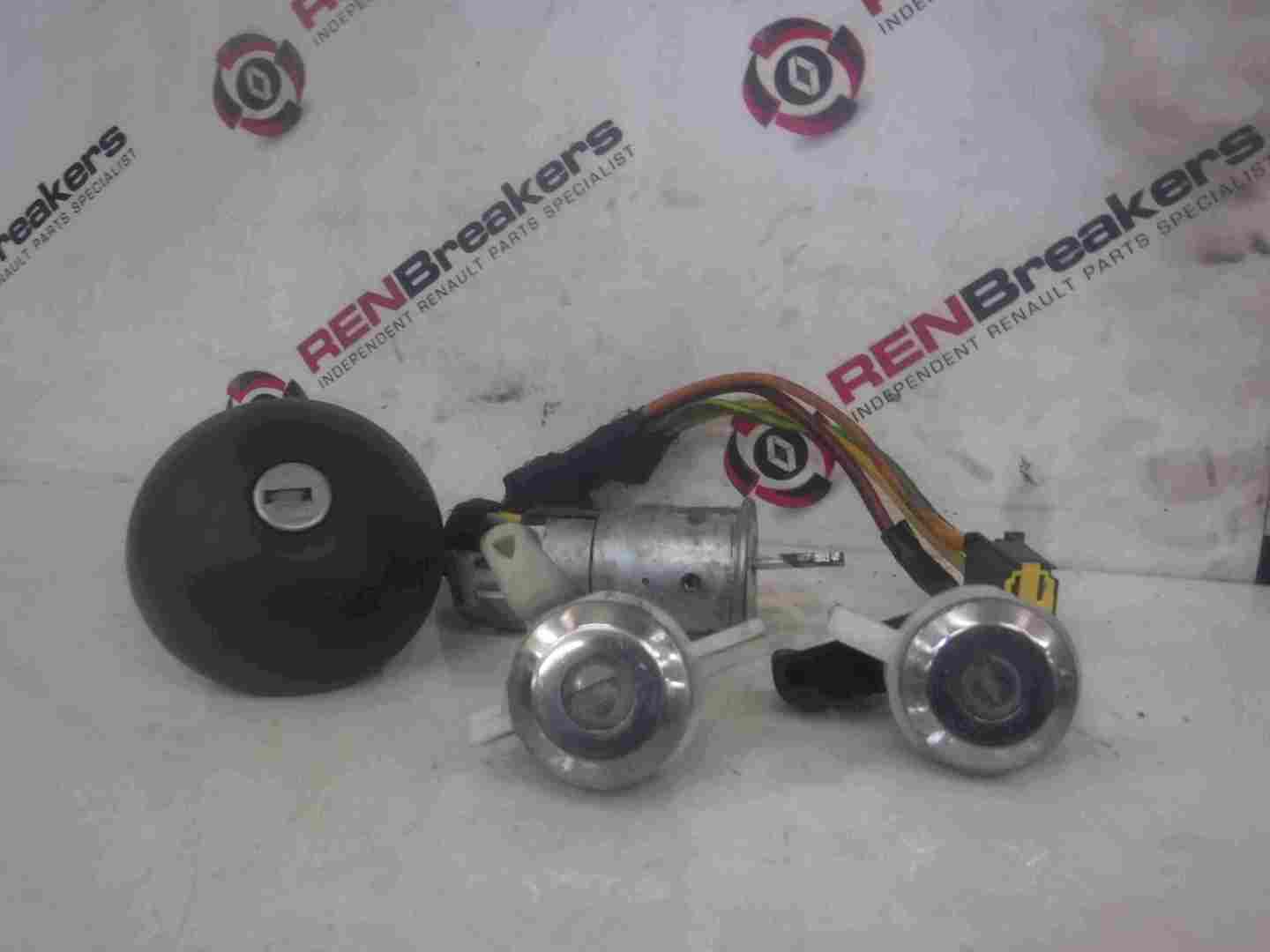 Renault Clio MK2 1998-2006 Ignition Barrel Petrol Cap Cover + Door Locks