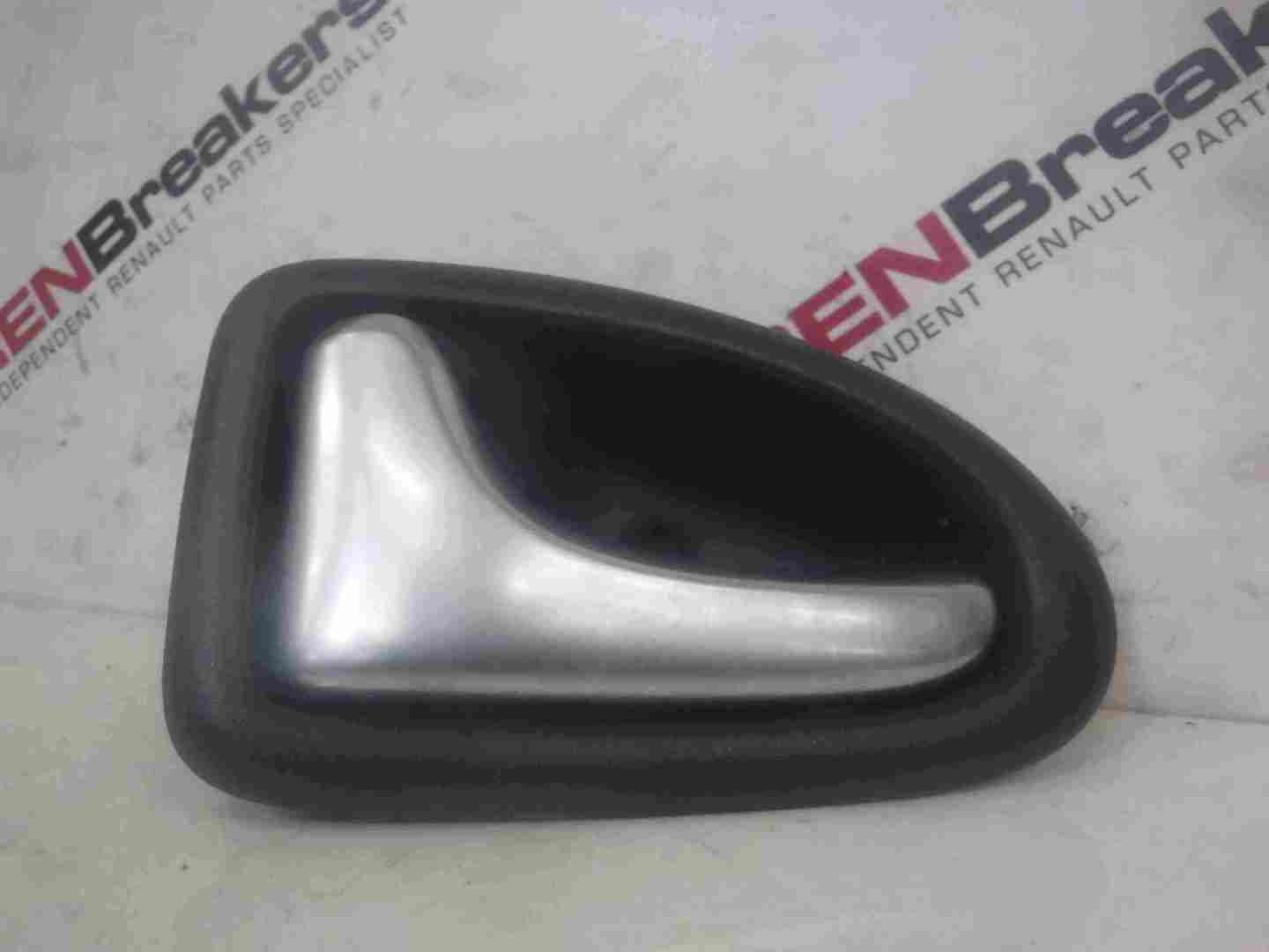 Renault Clio MK2 1998-2006 Passenger NSF Front Interior Door Handle Silver