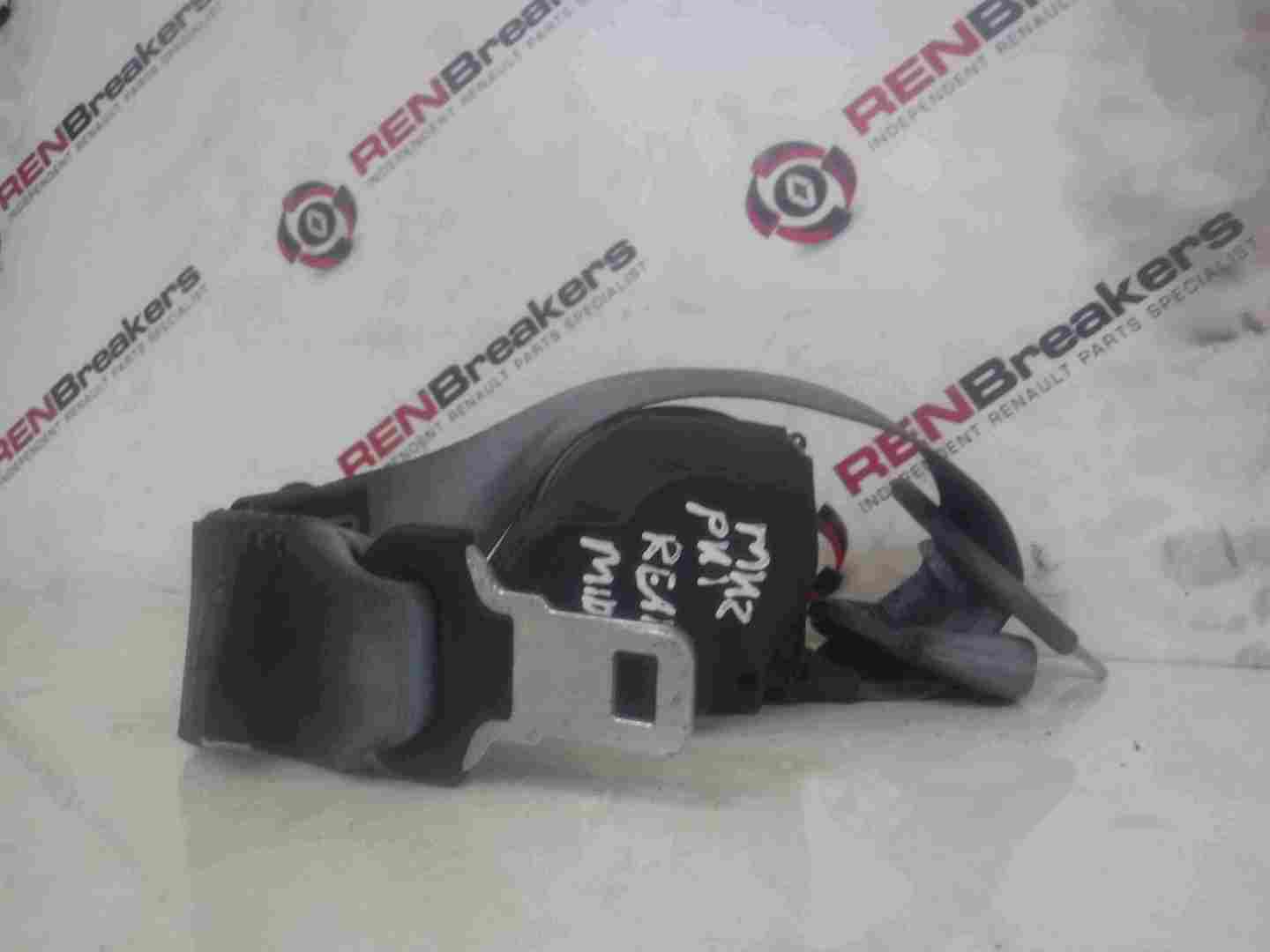 Renault Clio MK2 1998-2006 Rear Centre Seat Belt Light Grey