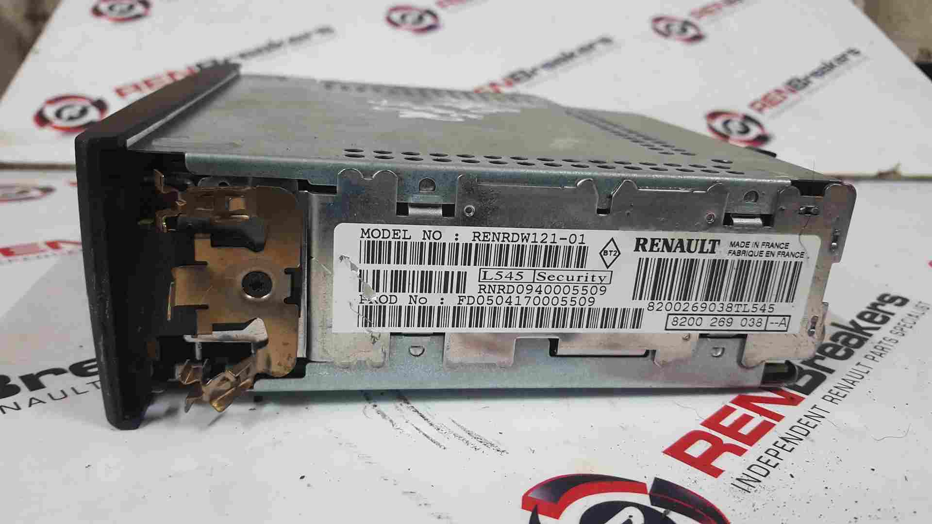 Thumb 2 Renault Clio MK2 2001-2005 Cd Player Radio Tuner List + Code Cabasse 8200269038