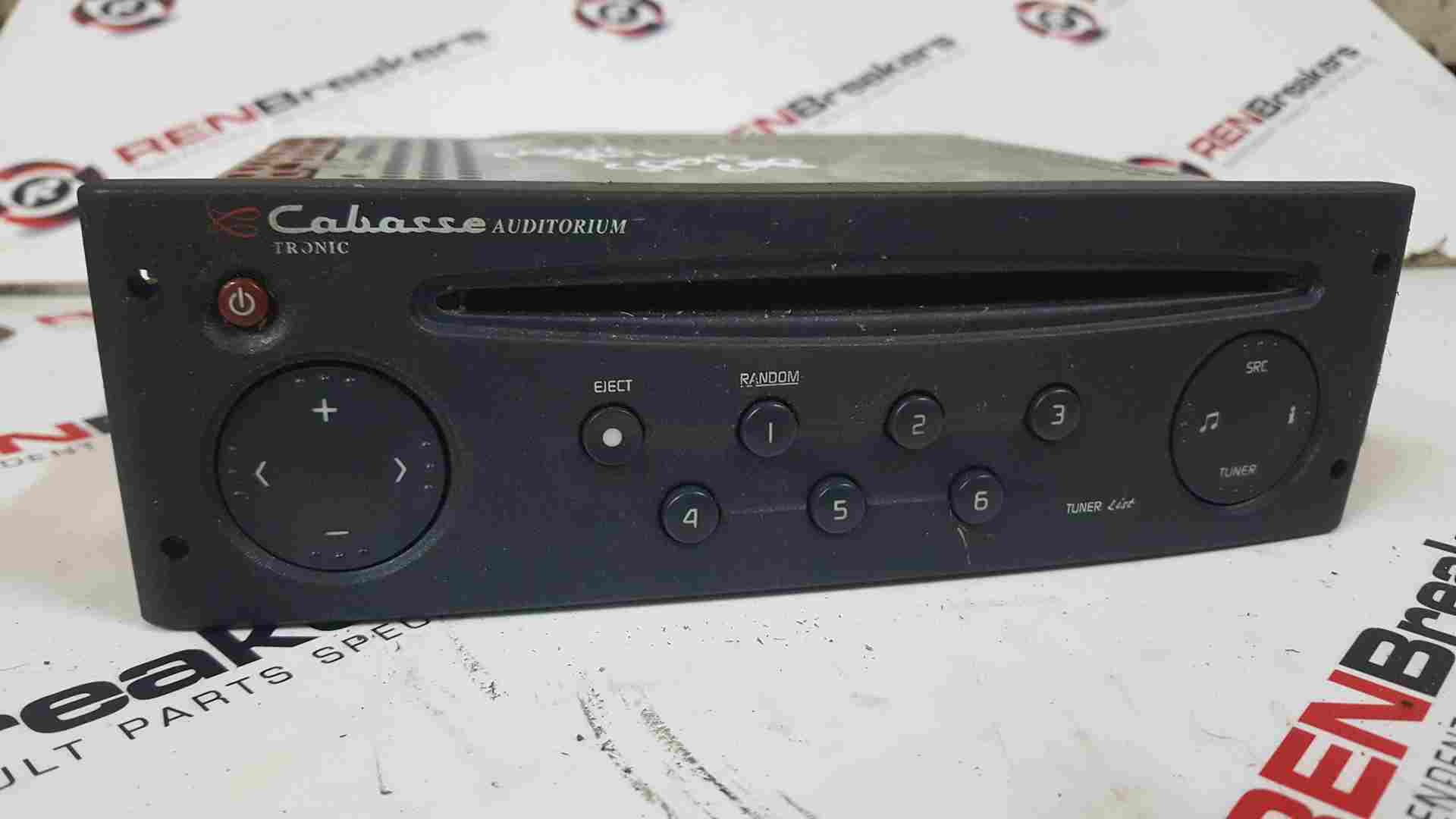 Thumb 5 Renault Clio MK2 2001-2005 Cd Player Radio Tuner List + Code Cabasse 8200269038