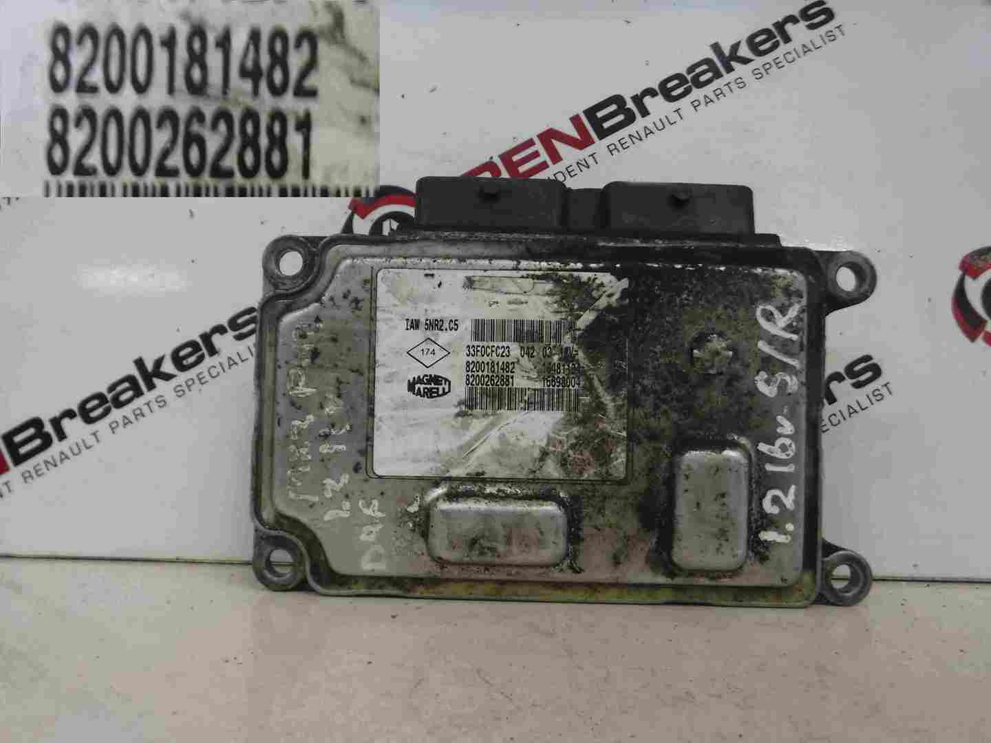 Renault Clio MK2 2001-2006 1.2 16v D4F 712 Engine ECU Engine Control Unit
