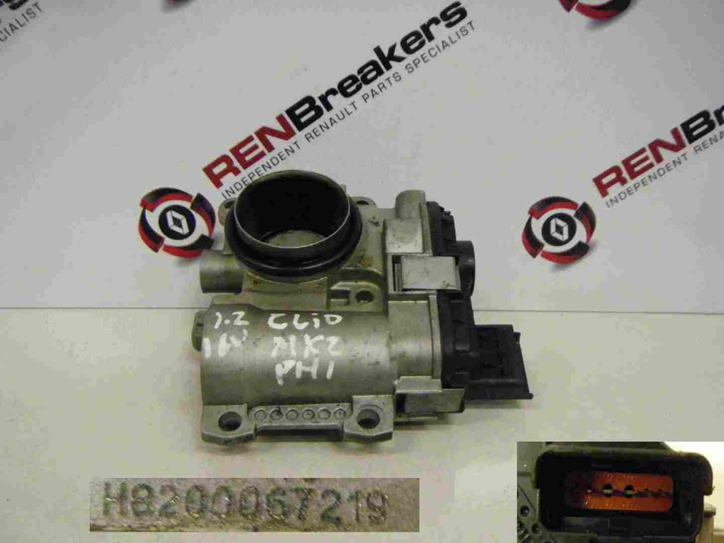 Renault Clio MK2 2001-2006 1.2 16v D4F 712 Throttle Body 8200067219