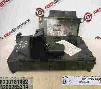 Renault Clio MK2 2001-2006 1.2 16v ECU SET UCH BCM Immobiliser + 1 Key Fob 712