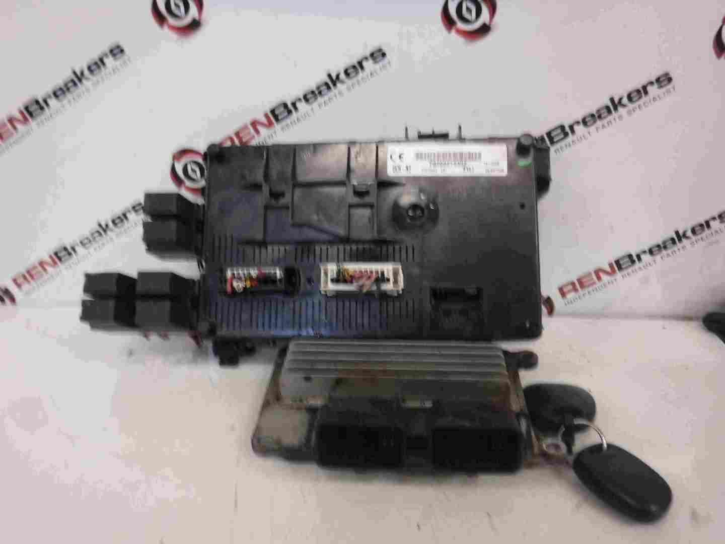 Renault Clio MK2 2001-2006 1.2 16v ECU SET UCH BCM Immobiliser + 2 Key Fobs
