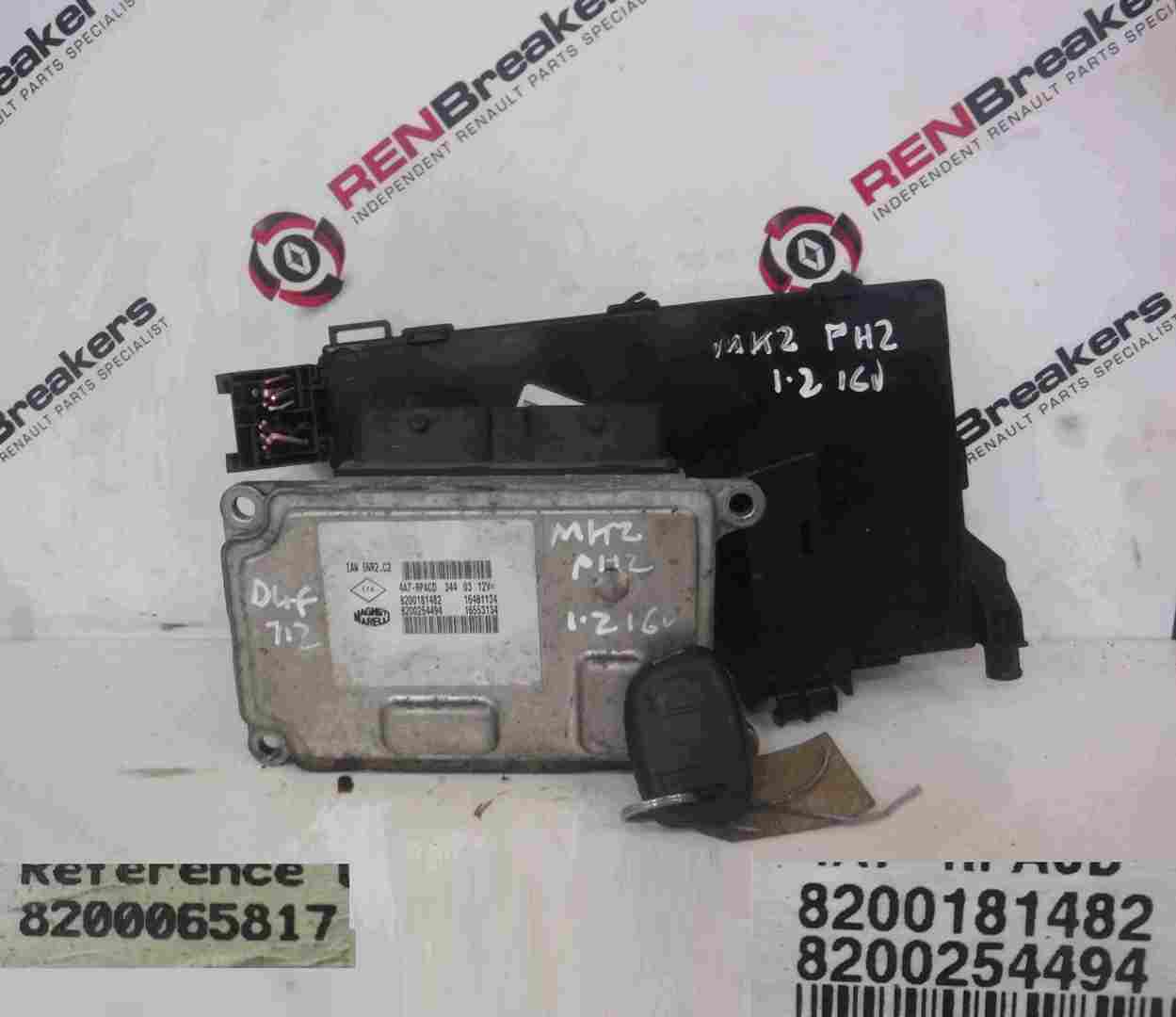 Renault Clio MK2 2001-2006 1.2 16v ECU SET UCH BCM Immobiliser + Key Fob
