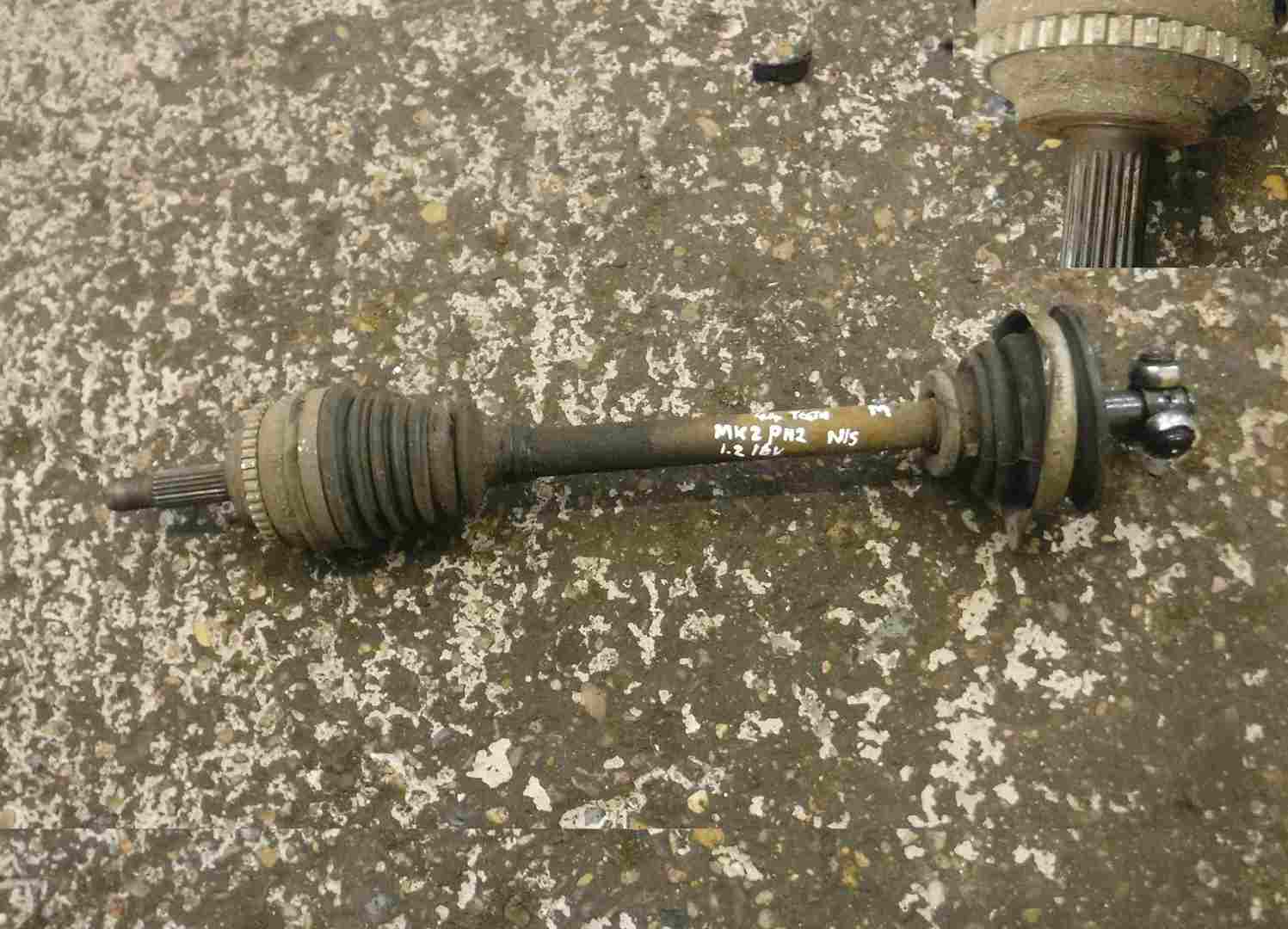 Renault Clio MK2 2001-2006 1.2 16v Passenger NSF Front Driveshaft 44 Teeth
