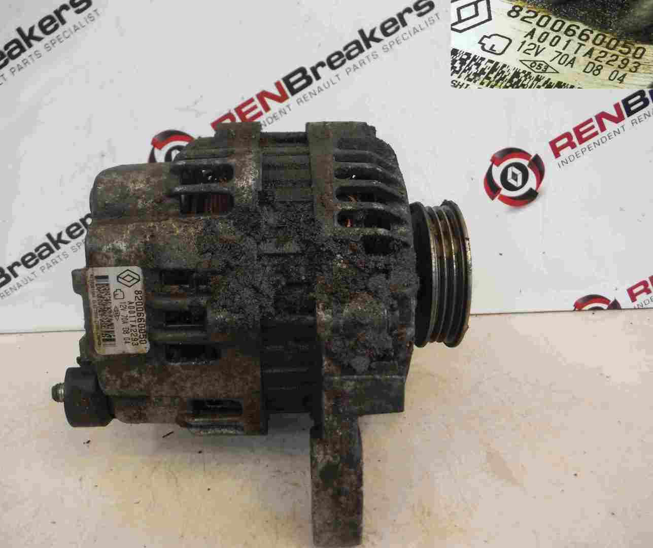 Renault Clio MK2 2001-2006 1.2 8v Alternator D7F 726 8200660050