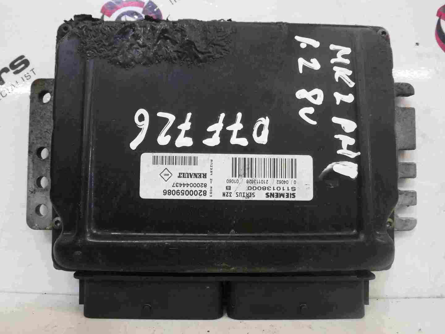 Renault Clio MK2 2001-2006 1.2 8v Engine Control Unit ECU 8200059086 8200044437
