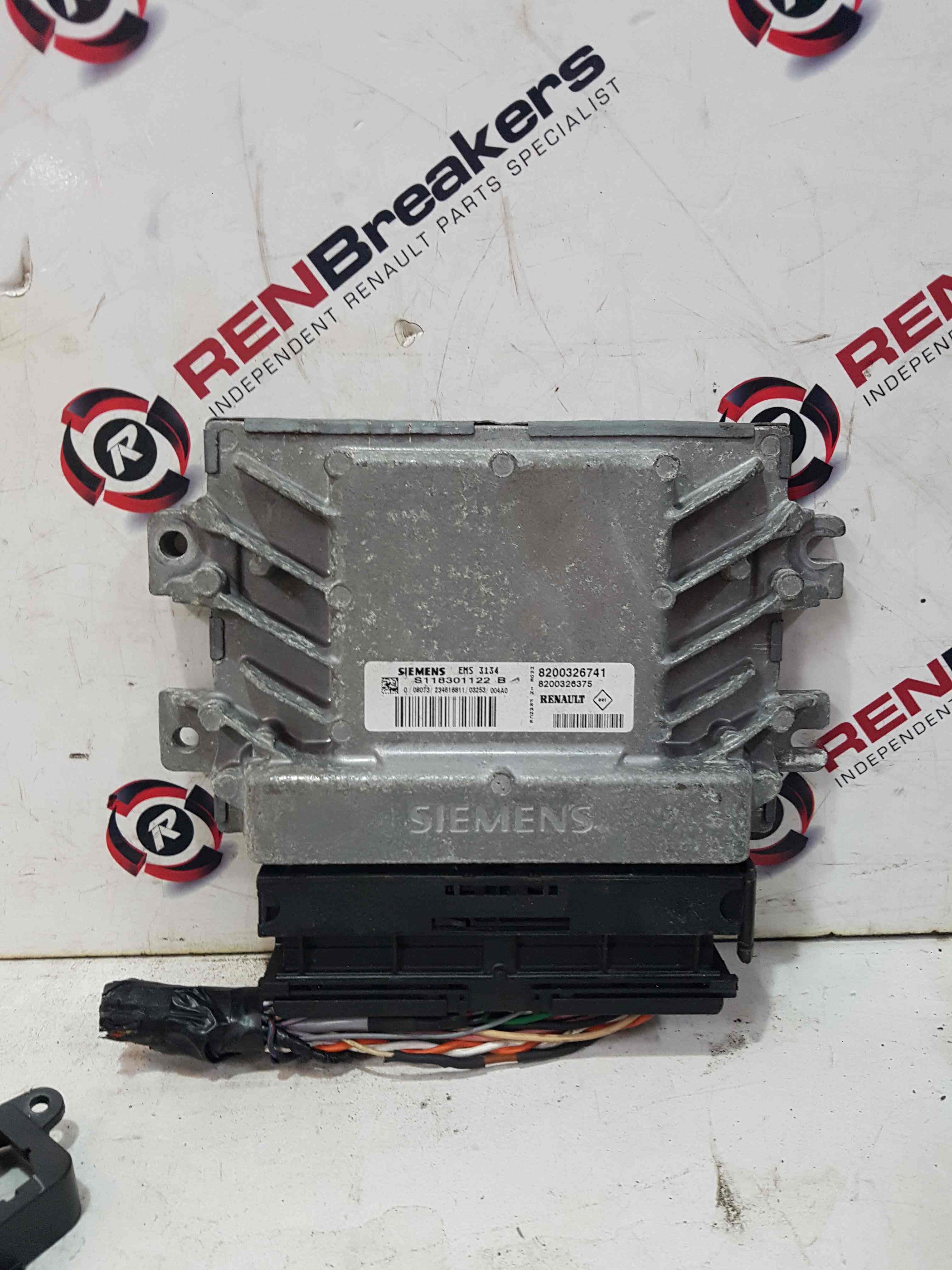 Renault Clio MK2 2001-2006 1.4 16V ECU Engine Control Unit Automatic 8200326741