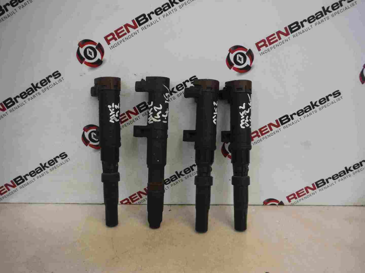 Renault Clio MK2 2001-2006 1.4 16v Coil Pack Pencil Set X4 7700875000