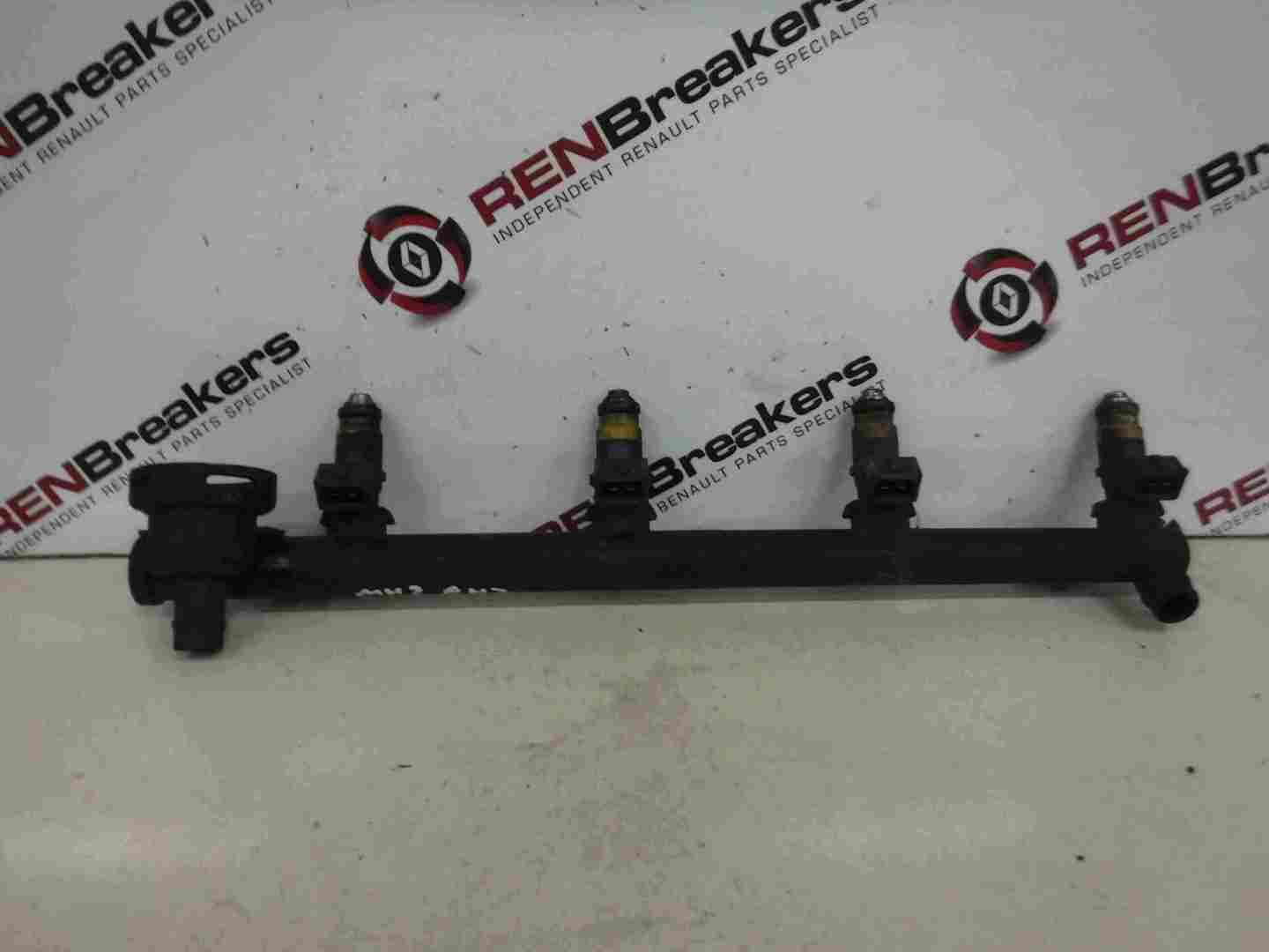 Renault Clio MK2 2001-2006 1.4 16v Fuel Injectors   Rail k4j711