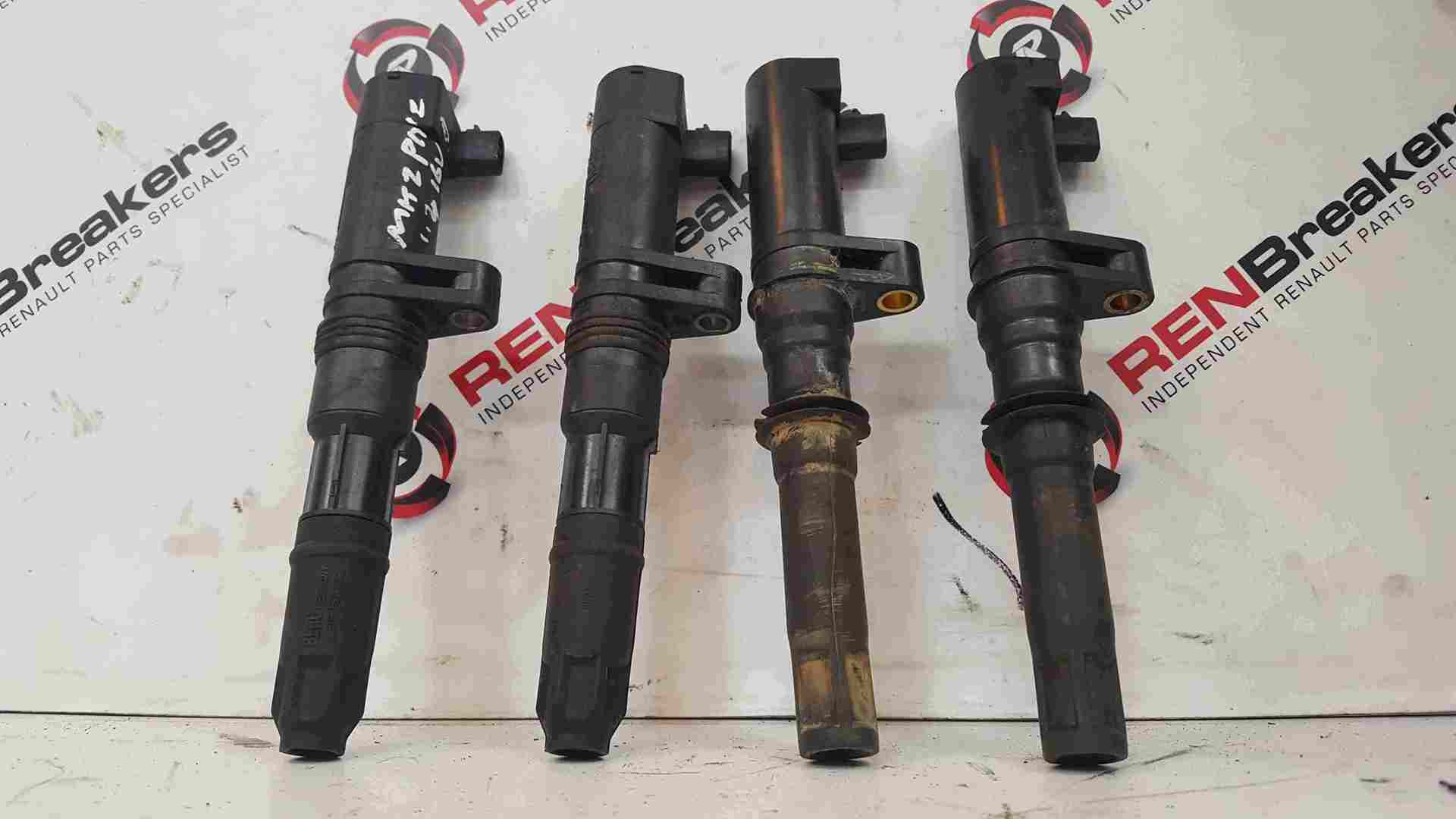Renault Clio MK2 2001-2006 1.4 16v Ignition Coil Pencil Set X4