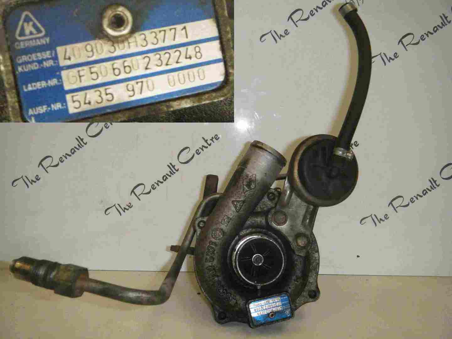 Renault Clio MK2 2001-2006 1.5 DCI Diesel Turbo Charger 5435970000