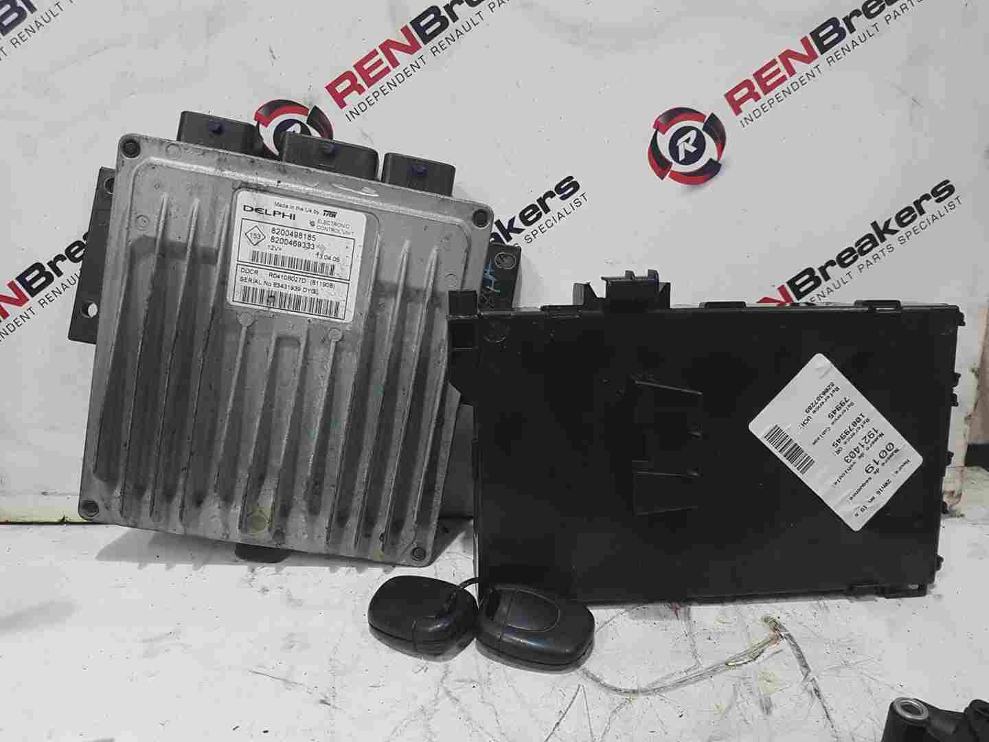 Renault Clio MK2 2001-2006 1.5 DCI Ecu SET Uch BCM Immobiliser + 2 KEY Fobs