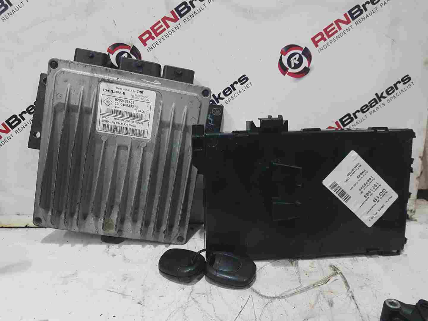 Thumb 2 Renault Clio MK2 2001-2006 1.5 DCI Ecu SET Uch BCM Immobiliser + 2 KEY Fobs