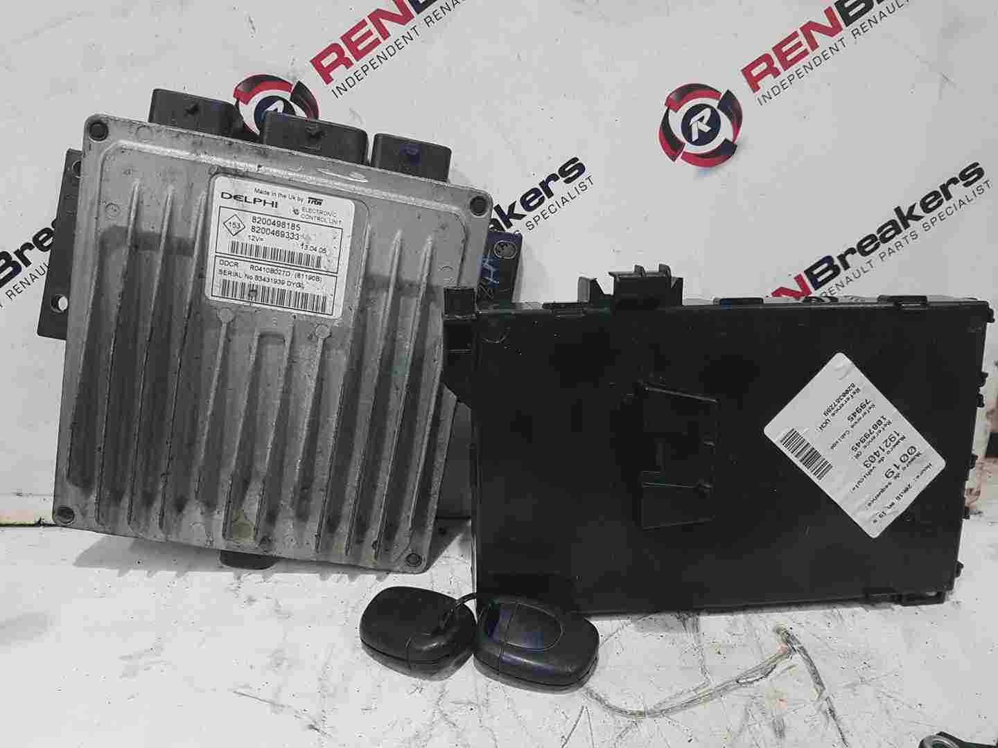 Thumb 5 Renault Clio MK2 2001-2006 1.5 DCI Ecu SET Uch BCM Immobiliser + 2 KEY Fobs
