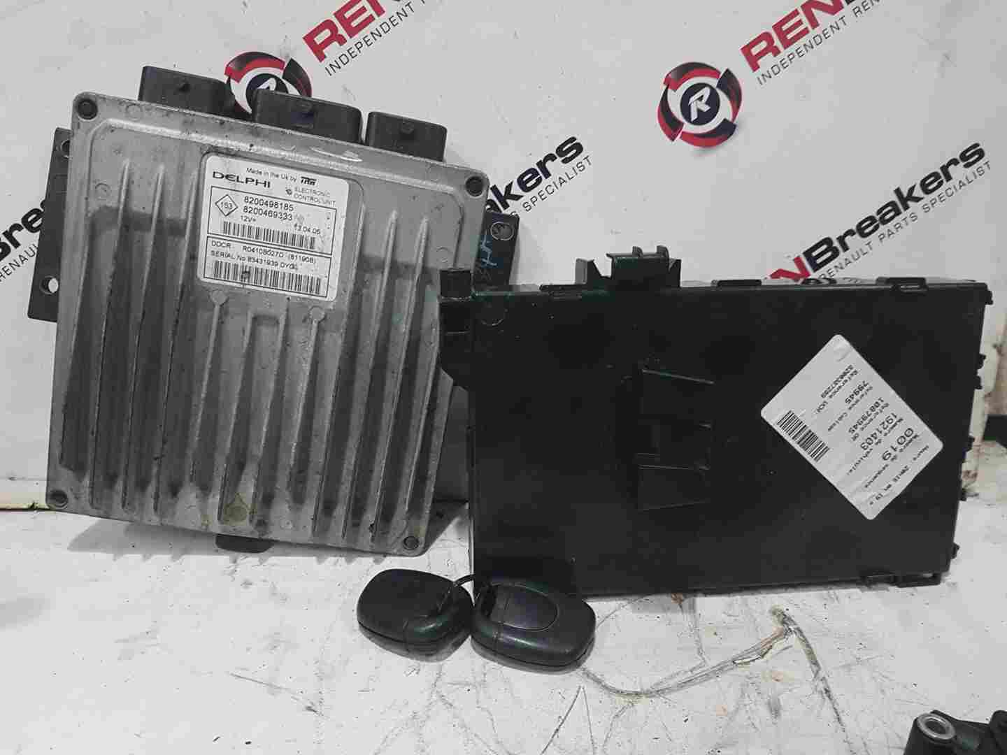 Thumb 6 Renault Clio MK2 2001-2006 1.5 DCI Ecu SET Uch BCM Immobiliser + 2 KEY Fobs