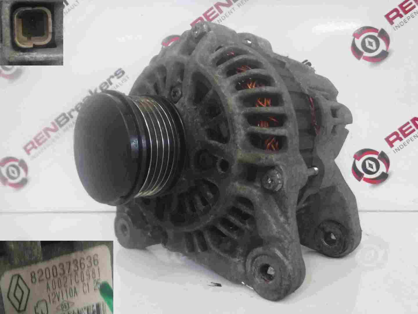 Renault Clio MK2 2001-2006 1.5 dCi Alternator K9K 702 110A 8200373636